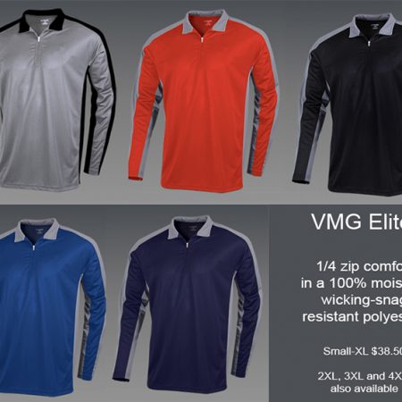 VMG Elite-Quarter Zip Moisture Management Shirt