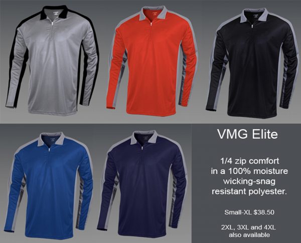 VMG Elite-Quarter Zip Moisture Management Shirt